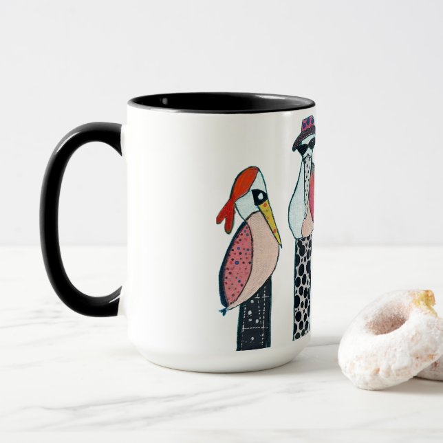 Taza Pelican Perch Mug (Con donut)