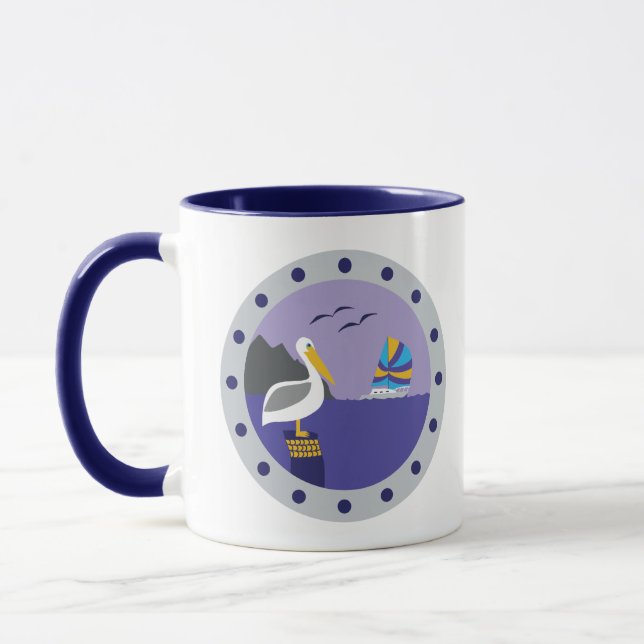 Taza Pelican Sailboat Mug (Izquierda)
