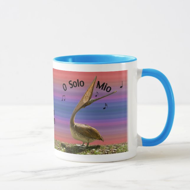 Taza Pelícano del canto Brown (Derecha)