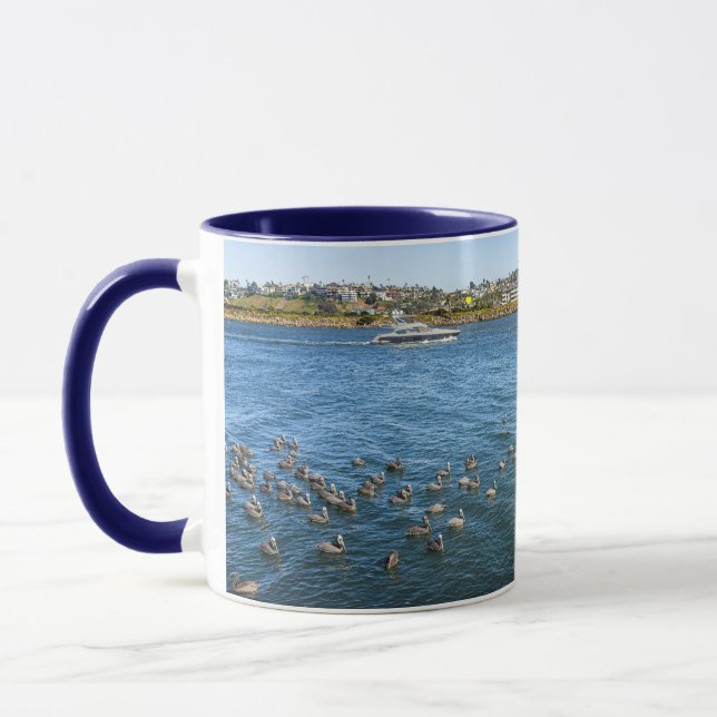 Taza Pelicans Basking - Marina Del Rey, CA (Izquierda)