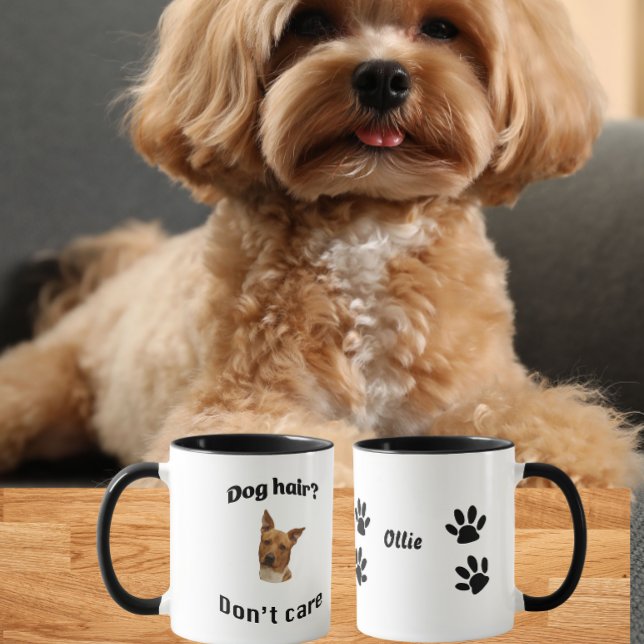 Taza Pelo de perro, no me importa (Subido por el creador)