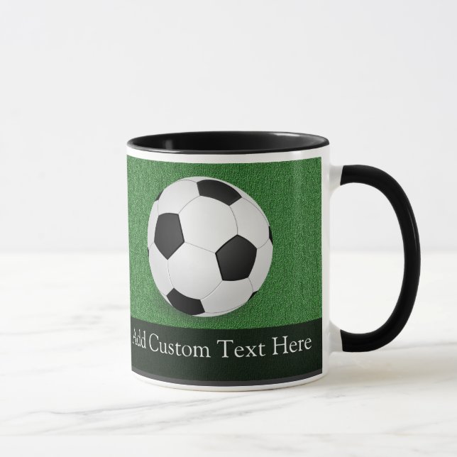 Taza Pelota de fútbol personalizada (Derecha)
