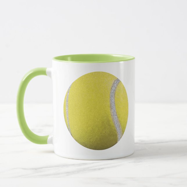 Taza Pelota de tenis amarilla moderna (Izquierda)