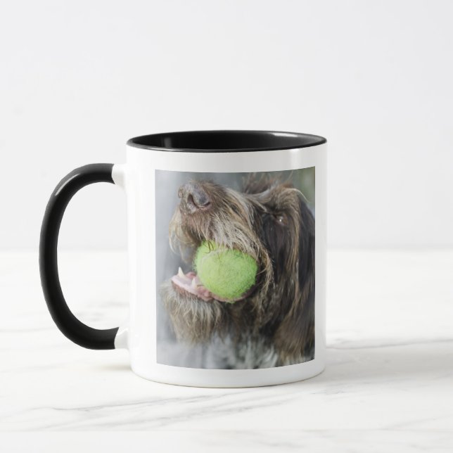 Taza Pelota de tenis penetrante del perro del (Izquierda)