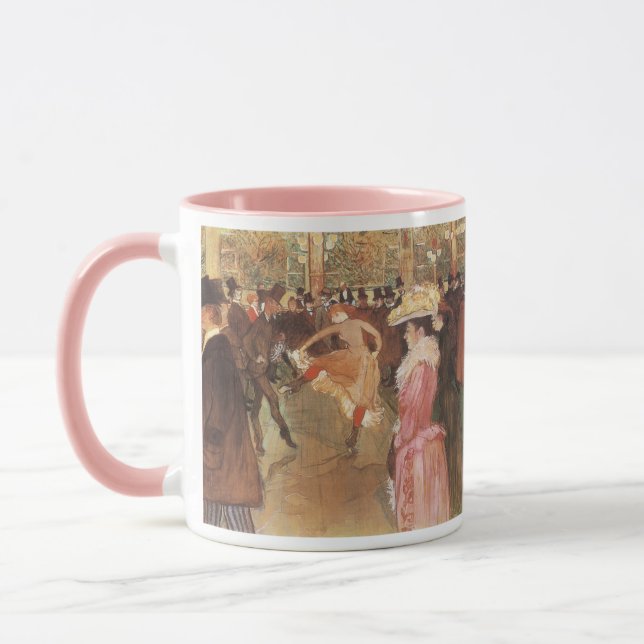 Taza Pelota en la discoteca por Toulouse Lautrec (Izquierda)