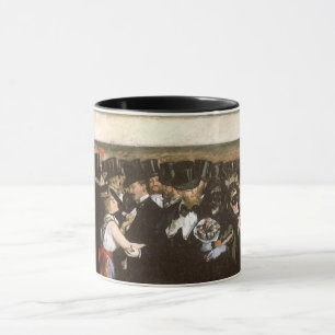 Taza Pelota enmascarada en la ópera de Edouard Manet