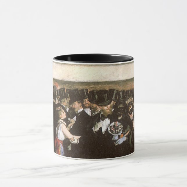 Taza Pelota enmascarada en la ópera de Edouard Manet (Centro)