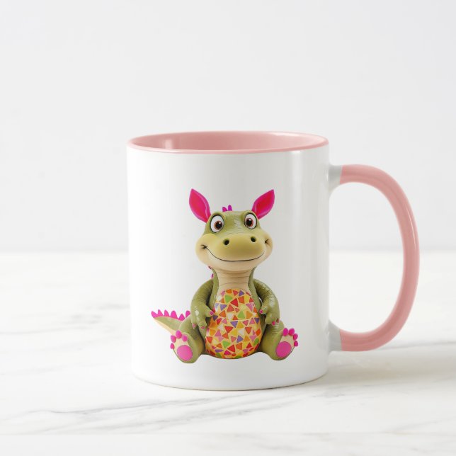 Taza Peluche d'un dinosaure tout mignon. (Derecha)