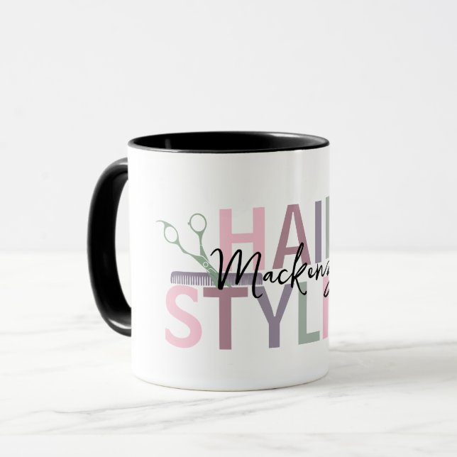 Taza Peluquero Personalizado (Anverso izquierdo)