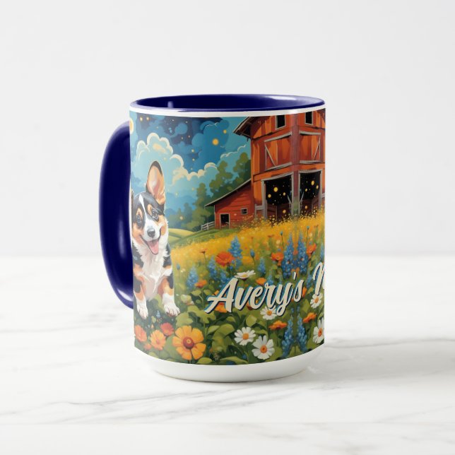 Taza Pembroke Welsh Corgi (Anverso izquierdo)