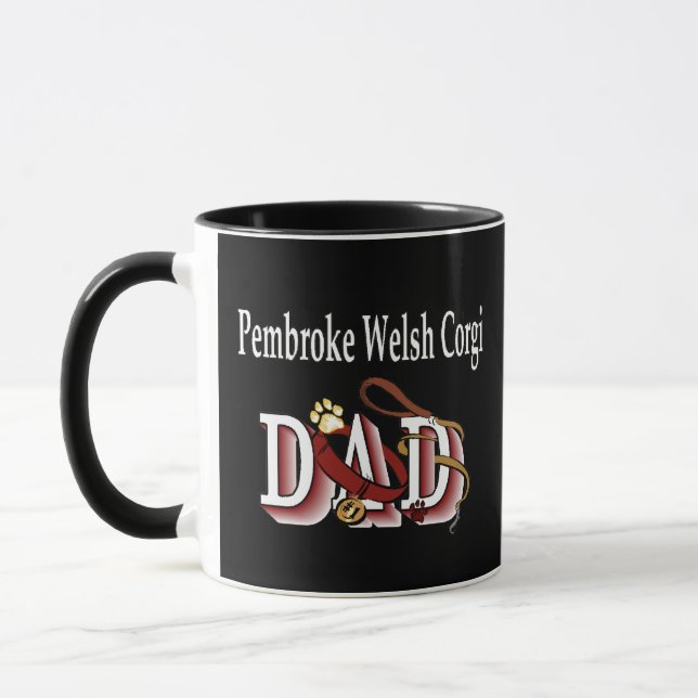 Taza Pembroke Welsh Corgi Dad Mug (Izquierda)