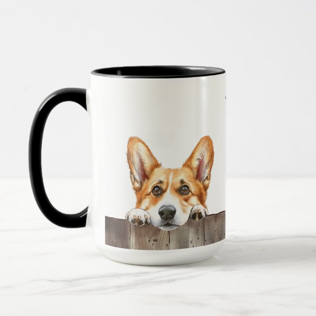 Taza Pembroke Welsh Corgi Dog Mug (Izquierda)