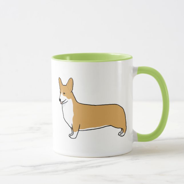 Taza Pembroke Welsh Corgi | Perro Cute (Derecha)