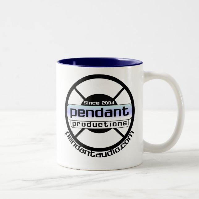 Taza pendiente del logotipo (Derecha)