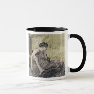 Taza Penélope que teje una cubierta para Laertes su