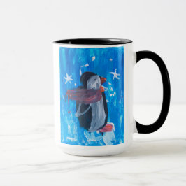 Taza Penguin de invierno