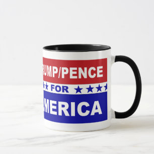 Taza Peniques del triunfo para blanco de América y azu