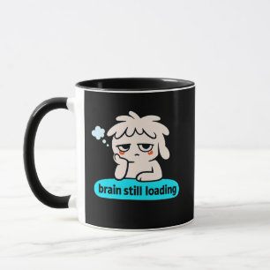 Taza Pensamientos Calentándose – Café Cute para Cerebro