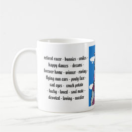 Taza Pensamientos del galgo
