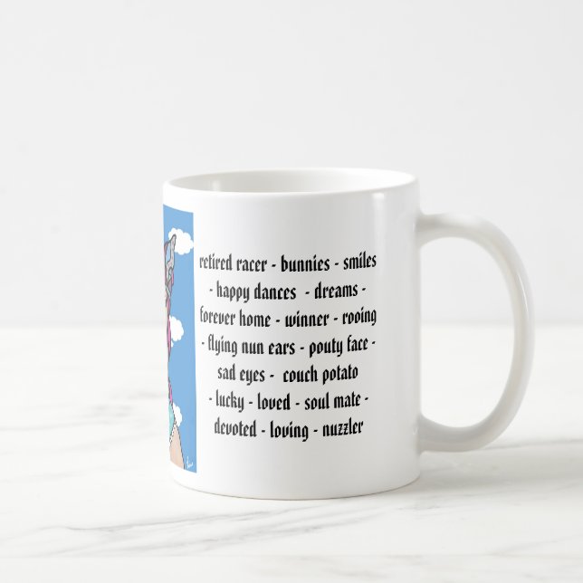 Taza Pensamientos del galgo (Derecha)