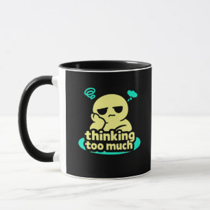 Taza Pensamientos en Repetición – Café de Sobrepensar L