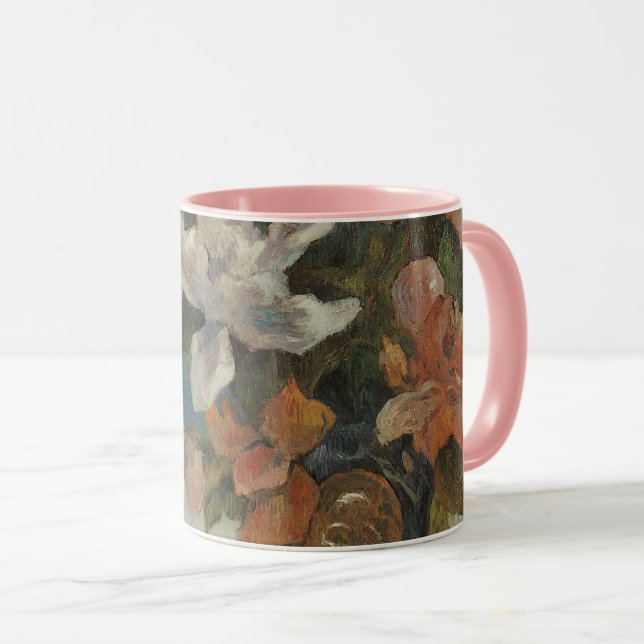 Taza Peonies chinos y Mandolin por Paul Gauguin (Anverso derecho)