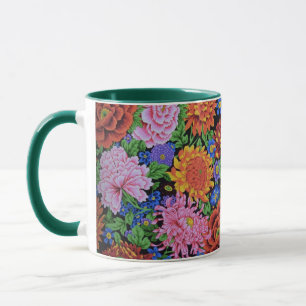Taza Peony y Chrysanthemum mug