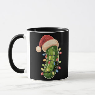 Taza Pepino de Navidad Pepino en Luz de Navidad Pepino