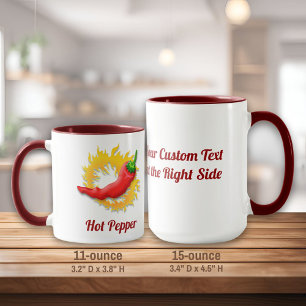 Taza Pepper con café de llama Mug