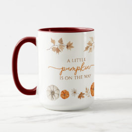 Taza Pequeña calabaza en el camino de Baby Shower Mug