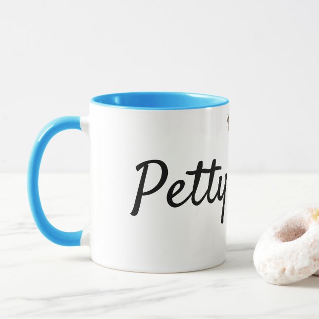 Taza pequeña de la reina (Con donut)