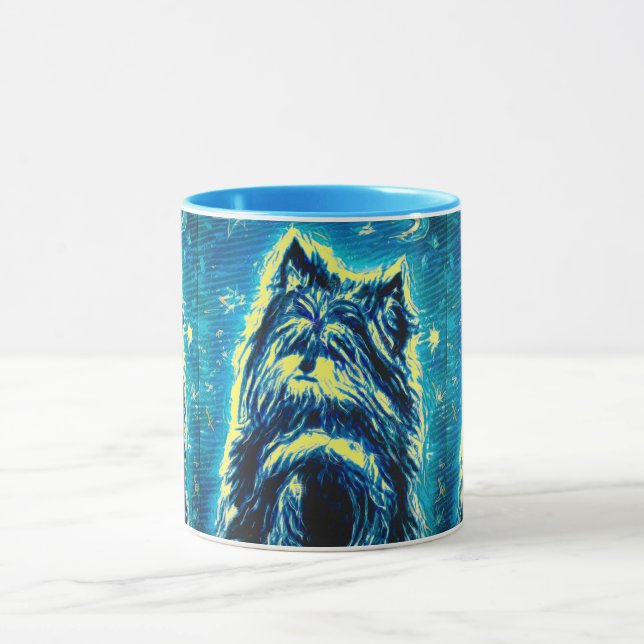 Taza Pequeña Doggy de azul (Centro)