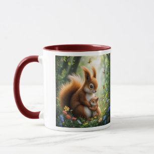 Taza Pequeña Mugre Rojo
