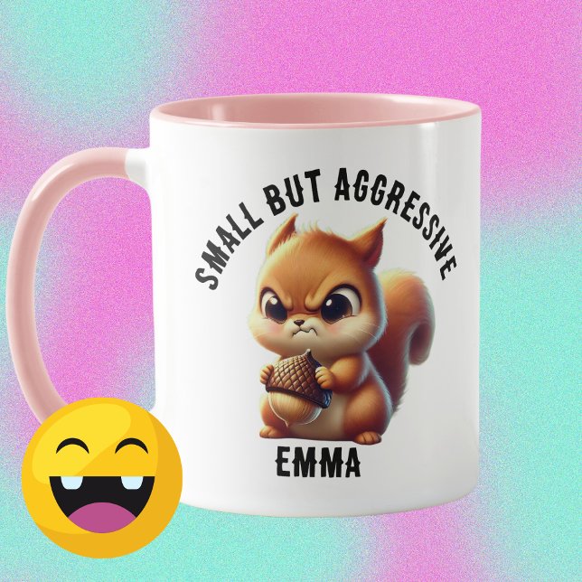 Taza Pequeña Pero Agresiva Ardilla De Cuta Y Enojo, Gra (Subido por el creador)