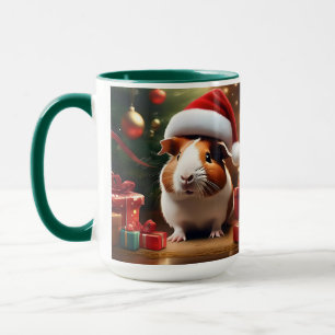 Taza "Pequeño ayudante de Santa Claus: El cerdo guinean