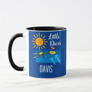 Taza Pequeño buzo con pez gelatina - Mug clásico
