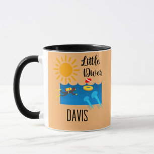 Taza Pequeño buzo con pez gelatina - Mug Combo