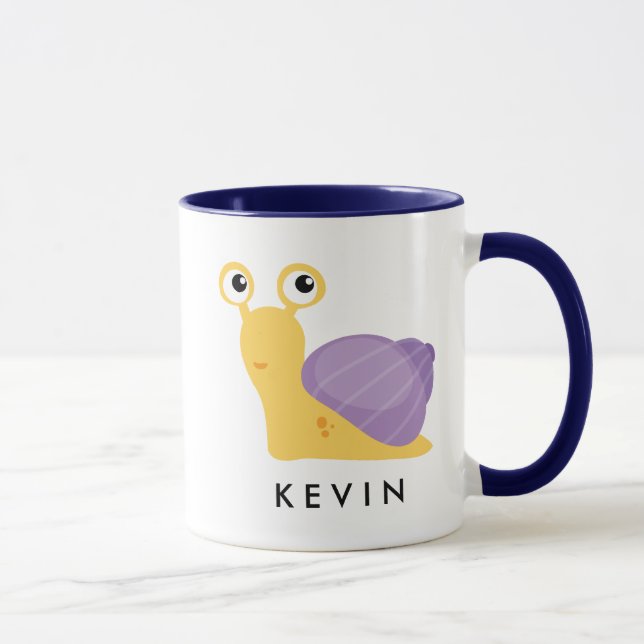 Taza Pequeño caracol personalizado (Derecha)