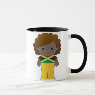 Taza Pequeño chica jamaicano