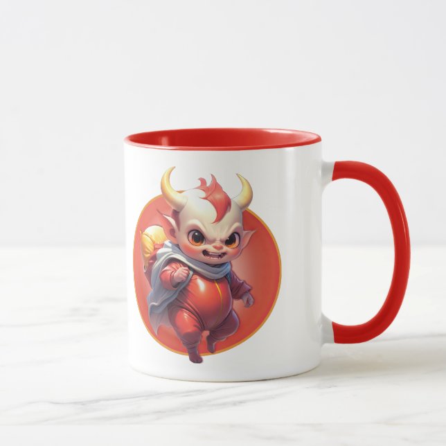 Taza Pequeño Diablo de Fuego (Derecha)