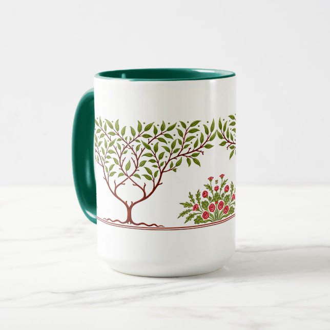 Taza Pequeño Friso de Árbol para William Morris (Anverso izquierdo)