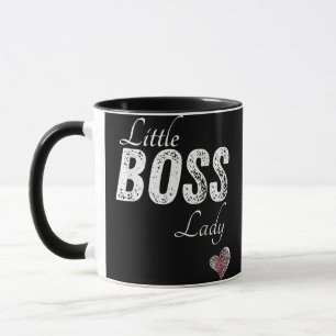 Taza Pequeño Jefe Lady Niños Pequeños Chica Corto