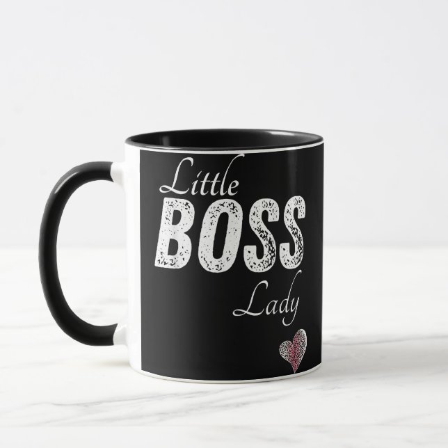 Taza Pequeño Jefe Lady Niños Pequeños Chica Corto (Izquierda)