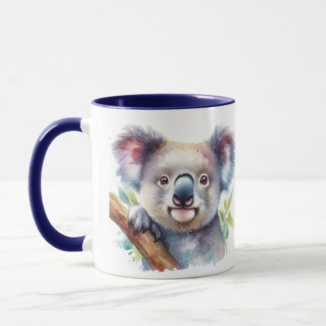 Taza Pequeño Koala con animal australiano (Izquierda)
