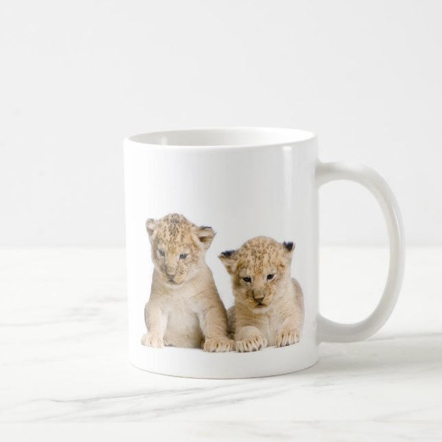 Taza Pequeño león Cubs lindo (Derecha)