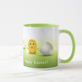 Taza Pequeño lindo feliz bebé de Pascua