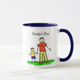 Taza Pequeño moto de papá (Personalizar de Brunette)