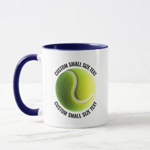 Taza Pequeño Texto AZUL MARINO Combo 11oz Tenis Persona