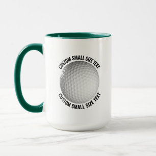 Taza Pequeño Texto COMBO HUNTER VERDE 15oz Golf Persona