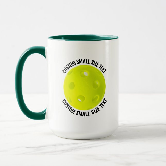 Taza Pequeño Texto HUN. GREEN Combo 15oz Pickleball Per (Izquierda)